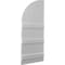 Ekena Millwork Americraft 6-Board (3 Batten) Wood Joined Board-n-Batten Shutters w/ Arch Top, ARW401BQ621X77PRH ARW401BQ621X77PRH - alternate 5
